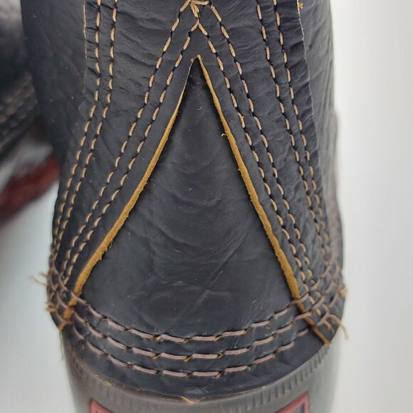 LL Bean Bison Leather Boots for Women - Size 7 - Picture 7 of 13